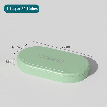 Ice cube Tray with Lid and Bin