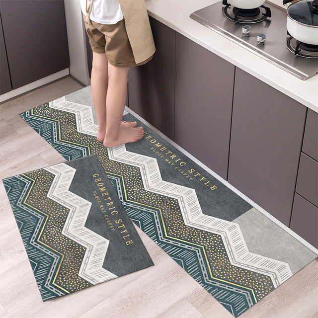 Tableware Pattern Floor Mat